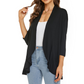 ✨ Cardigan pentru femei cu mâneci 3/4 și închidere în față