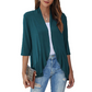 ✨ Cardigan pentru femei cu mâneci 3/4 și închidere în față
