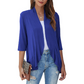 ✨ Cardigan pentru femei cu mâneci 3/4 și închidere în față