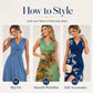 Flattering V-Neck Midi Dress