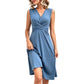 Flattering V-Neck Midi Dress