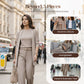Set elegant din trei piese, compus din un cardigan lung, un top și pantaloni 💞