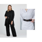 Set elegant din trei piese, compus din un cardigan lung, un top și pantaloni 💞