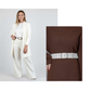 Set elegant din trei piese, compus din un cardigan lung, un top și pantaloni 💞