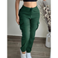 ✨ 👖 Pantaloni cargo pentru femei, uni, cu croială conică
