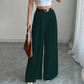 Women's Elegant High-Waisted Wide-Leg Suit Pants