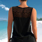 🏖️ Costum de baie tankini din două piese, cu imprimeu, pentru femei
