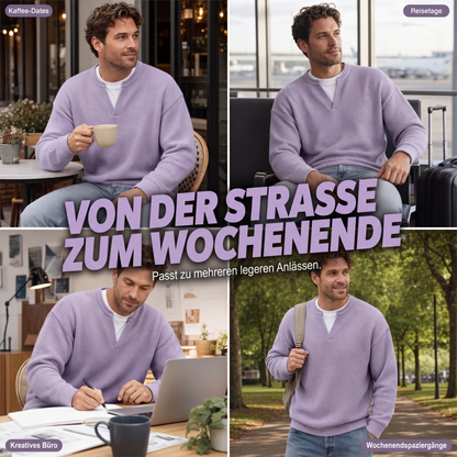 ✨ 50 % RABATT – Damen Waffel-T-Shirt im Layer-Look | Bequemer Alltagsstil mit eleganter Struktur 👚 3