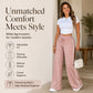 👕 Pantaloni pentru femei cu picior larg și șnur
