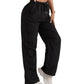👖 Pantaloni cargo cu picior lat, cu uscare rapidă