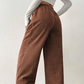 ✨ Pantaloni Casual din Catifea Cordeluță, Croială Lejeră, pentru Femei