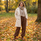 ✨ Pantaloni Casual din Catifea Cordeluță, Croială Lejeră, pentru Femei