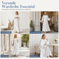 Women's Ruffle Hem Long Sleeve Maxi Dress