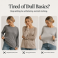 🧶 🤎✨ Bluză tricotată cu nervuri, cu blocuri de culoare pentru femei – Design patchwork, nasturi metalici și eleganță modernă de zi cu zi