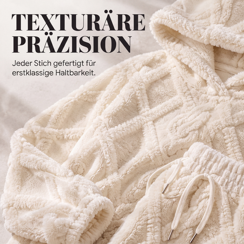 👚👖Thermo-Fleece-Pyjama-Set, warme Hauskleidung, 2-teilig, auch draußen tragbar