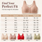 ✨ 👙Sutien pentru femei fără sârmă, cu închidere frontală🌸