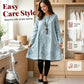 Women's Casual Long Sleeve Round Neck A-Line Dress