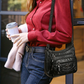 Women's Soft PU Leather Multi-Pocket Crossbody Bag