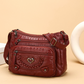Women's Soft PU Leather Multi-Pocket Crossbody Bag