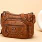 Women's Soft PU Leather Multi-Pocket Crossbody Bag