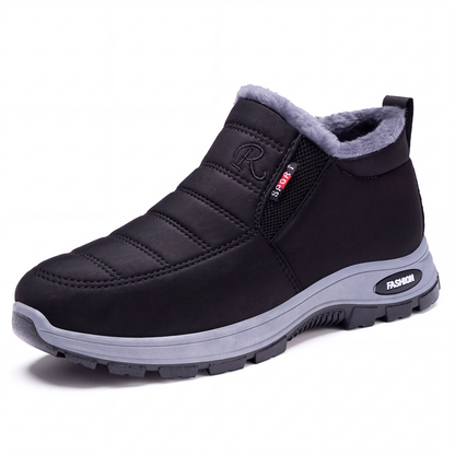 👢 Warme Füße ohne lästiges Schnüren – Winter-Slip-On Boots mit Plüschfutter