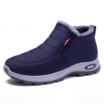 👢 Warme Füße ohne lästiges Schnüren – Winter-Slip-On Boots mit Plüschfutter