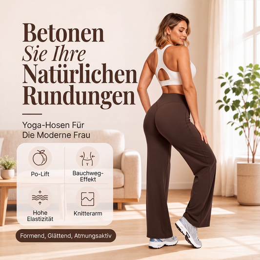 👖 Yogahose hoher Bund weites Bein