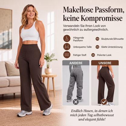 👖 Yogahose hoher Bund weites Bein