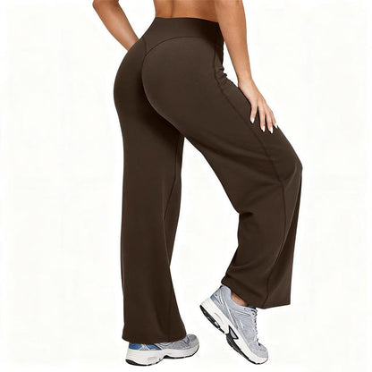 👖 Yogahose hoher Bund weites Bein