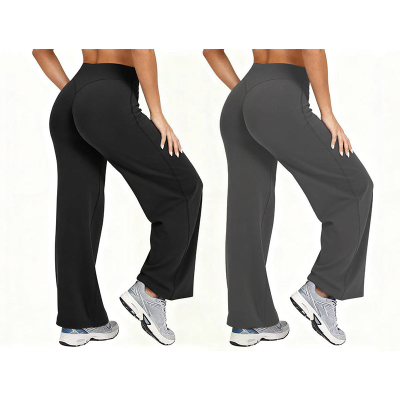 👖 Yogahose hoher Bund weites Bein
