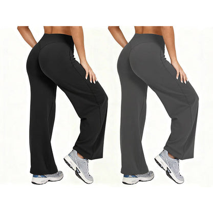 👖 Yogahose hoher Bund weites Bein