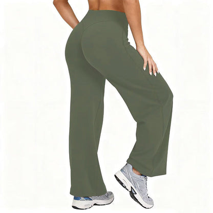 👖 Yogahose hoher Bund weites Bein