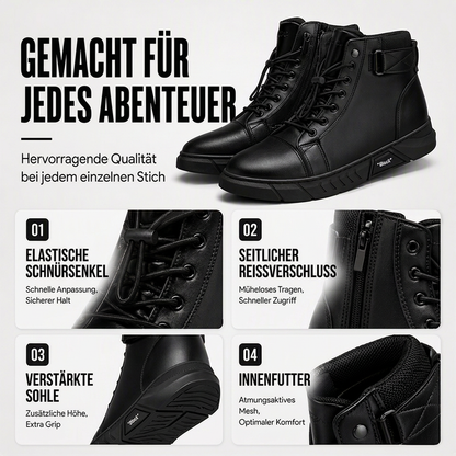 👢 💥 Wasserdichte Kampfstiefel aus echtem Leder für Herren