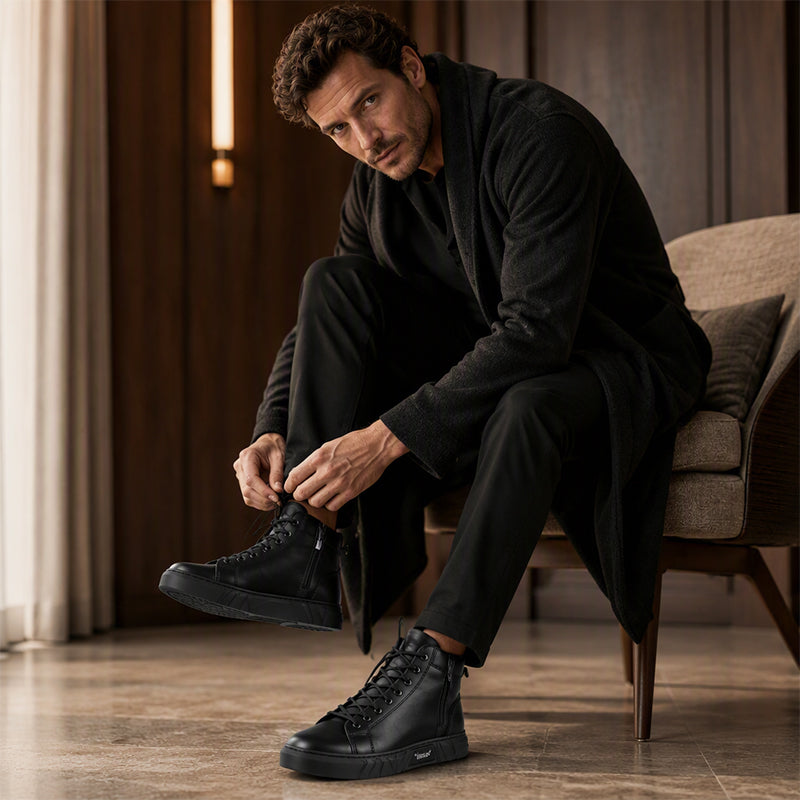 👢 💥 Wasserdichte Kampfstiefel aus echtem Leder für Herren