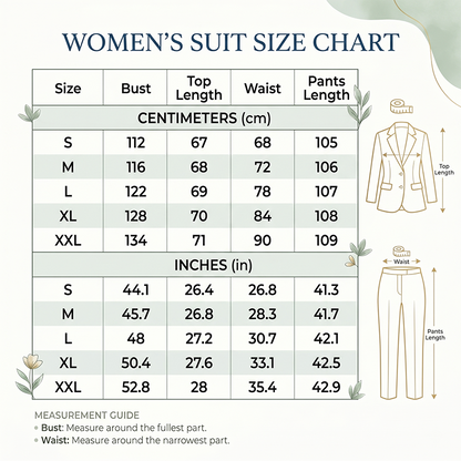 Zweiteiliges Leinen-Set für Damen, mit V-Ausschnitt und asymmetrischen Knöpfen