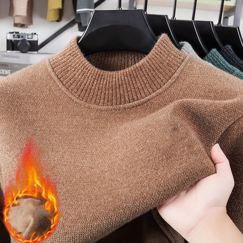 Men's Round Neck Thickened Sweater