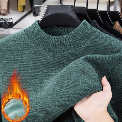 Men's Round Neck Thickened Sweater