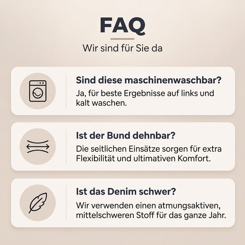 👖 🥳Stretch-Jeans mit weitem Bein🥳