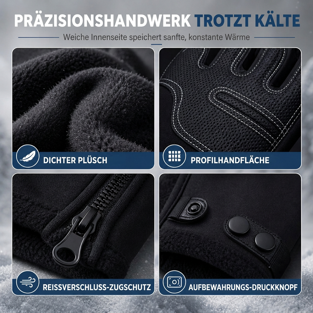 ❄️ Wasserdichte Winterhandschuhe für den Outdoor-Einsatz