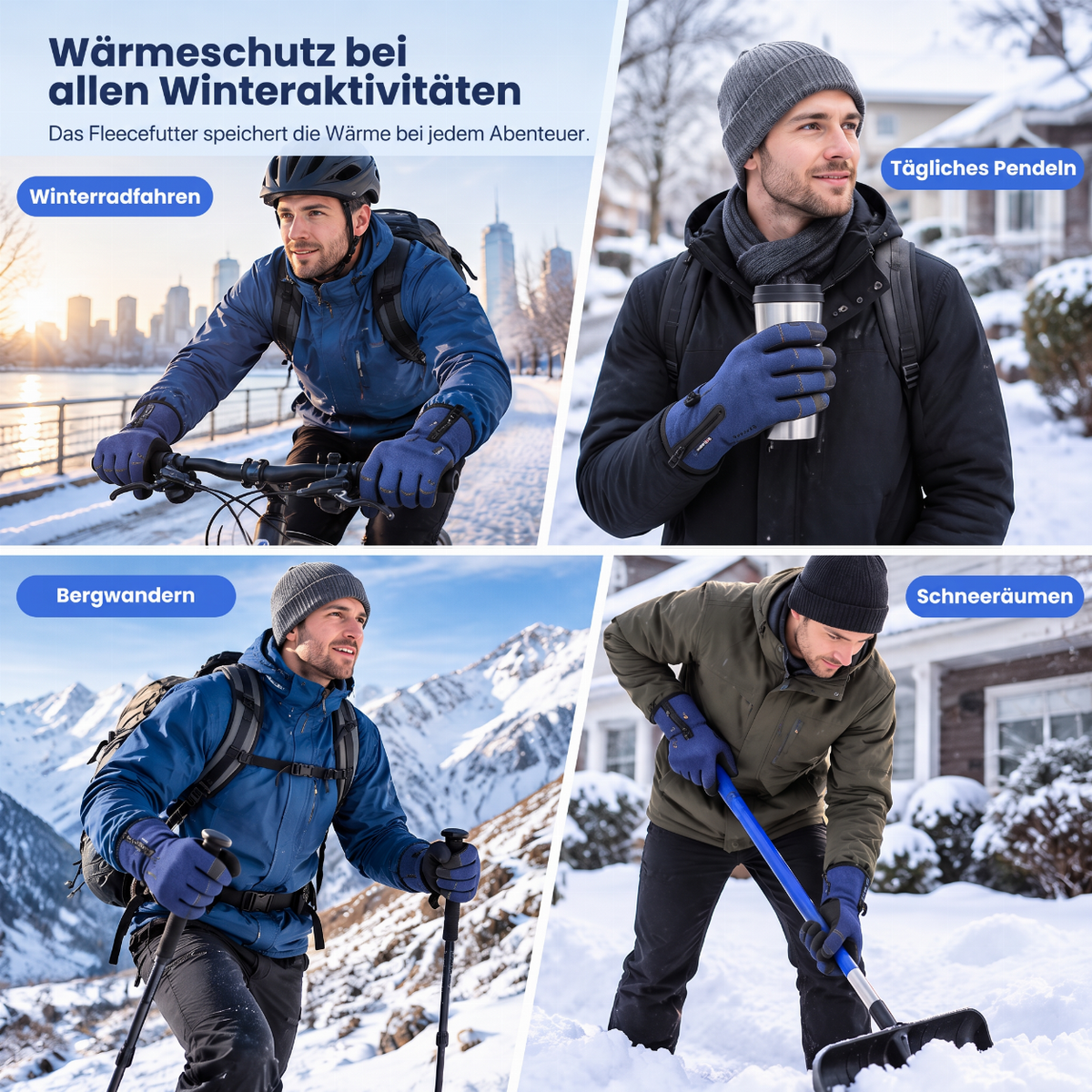 ❄️ Wasserdichte Winterhandschuhe für den Outdoor-Einsatz