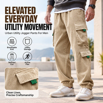 👖 Herren Freizeit Cordhose mit Cargotaschen
