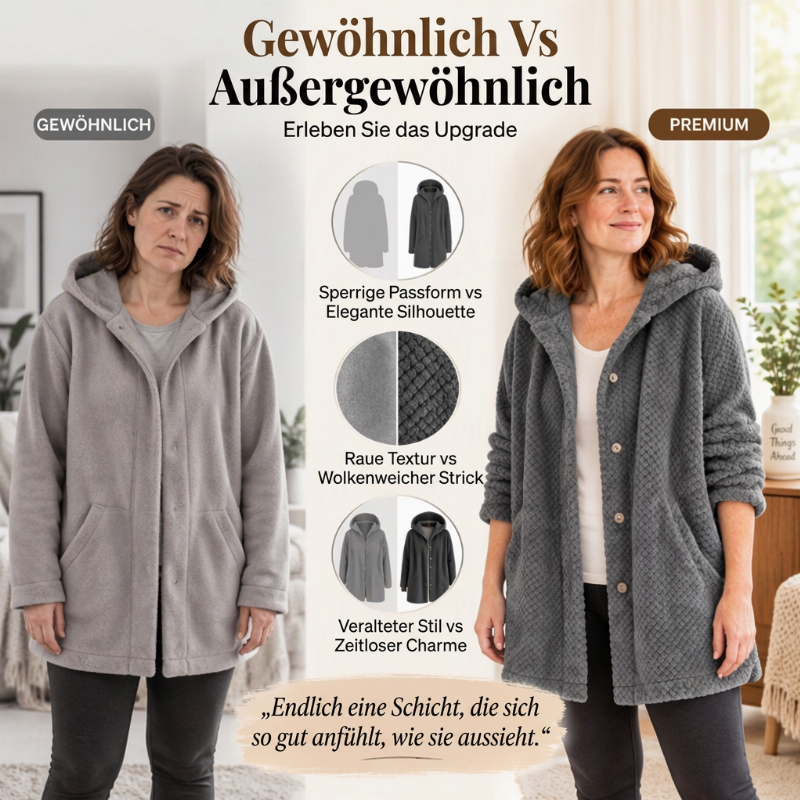 🧥 Damen Winter mittellange Wärmejacke
