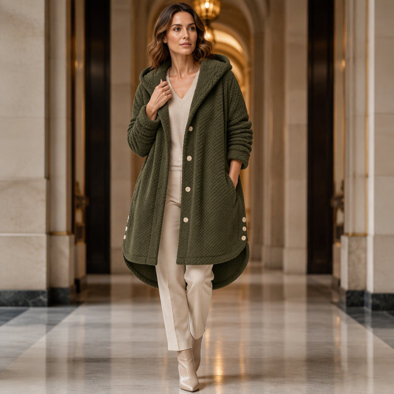 🧥 Damen Winter mittellange Wärmejacke