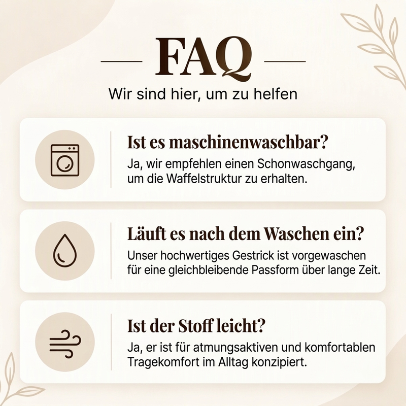 ✨ Damen lässiges V-Ausschnitt Waffelstrick Oberteil