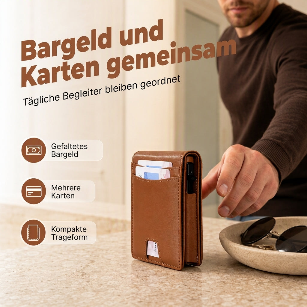 🧢 🛡️ Minimalistische RFID-Geldbörse – RFID-Schutz und schlankes Design 📦