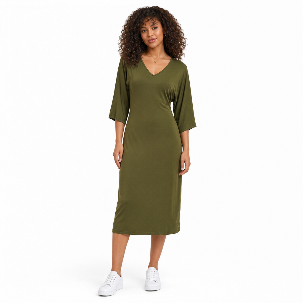 👗 Elegantes, sexy Bodycon-Kleid mit V