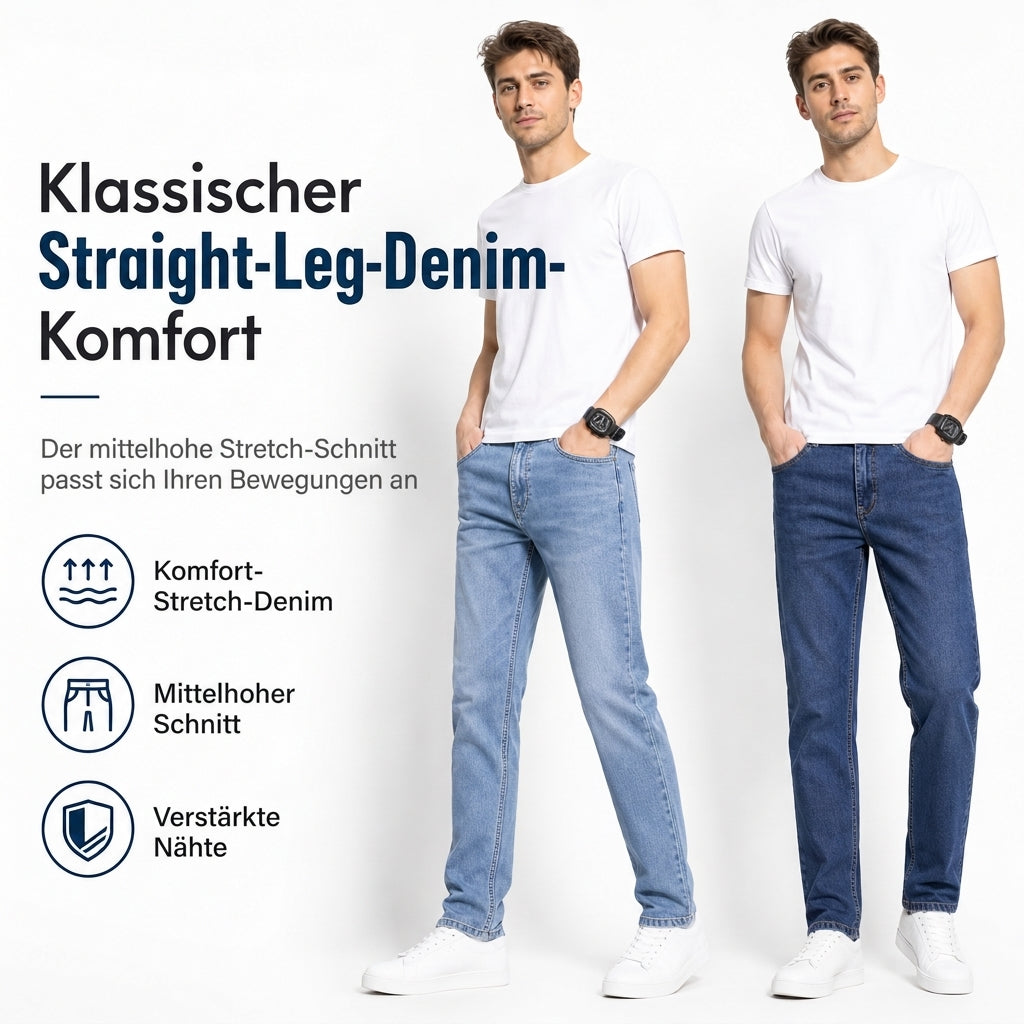 👖 Herren Stretch Slim Fit Jeans