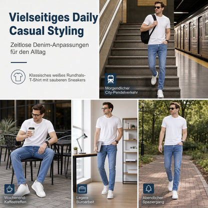 👖 Herren Stretch Slim Fit Jeans