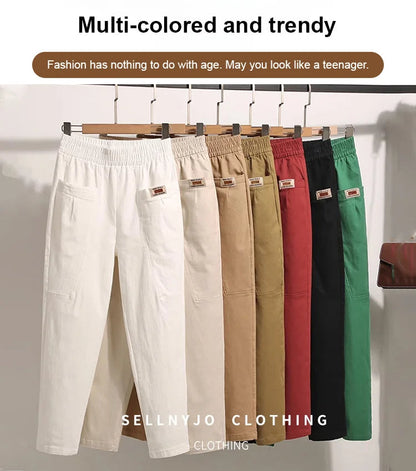 👖 Damen Stretch-Baumwollhose