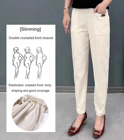 👖 Damen Stretch-Baumwollhose